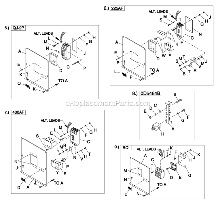 Generac QT03524ANSN (4797132 - 4838392)(2007) 35kw 2.4 120/240 1p Ng Stl -05-31 Generator - Liquid Cooled Cpl C2 And C4 Flex Hsb Diagram