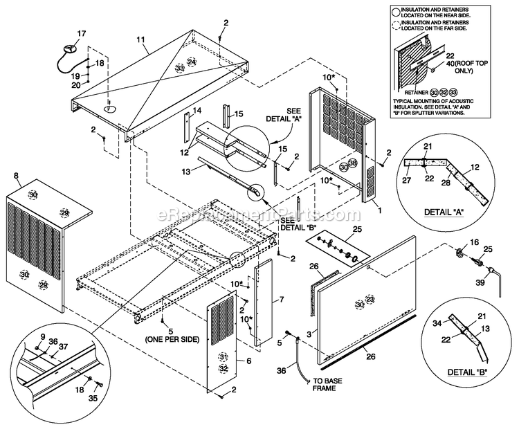 Generac QT04524ANSN (4797135 - 4838648)(2007) Obs 45kw 2.4 120/240 1p Ng Stl -06-01 Generator - Liquid Cooled Enclosure C2 Diagram