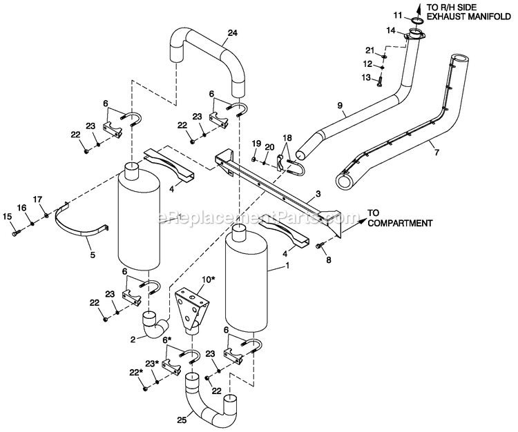 Generac QT04524ANSN (4797135 - 4838648)(2007) Obs 45kw 2.4 120/240 1p Ng Stl -06-01 Generator - Liquid Cooled Ev Muffler Exh 2.4l 45kw G2 Diagram