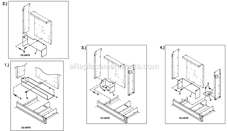 Generac QT04524ANSY (4830085)(2007) Obs 45kw 2.4 120/240 1p Ng Stl -05-14 Generator - Liquid Cooled C4 Cb Connection Box Shielding C2/C4 Diagram