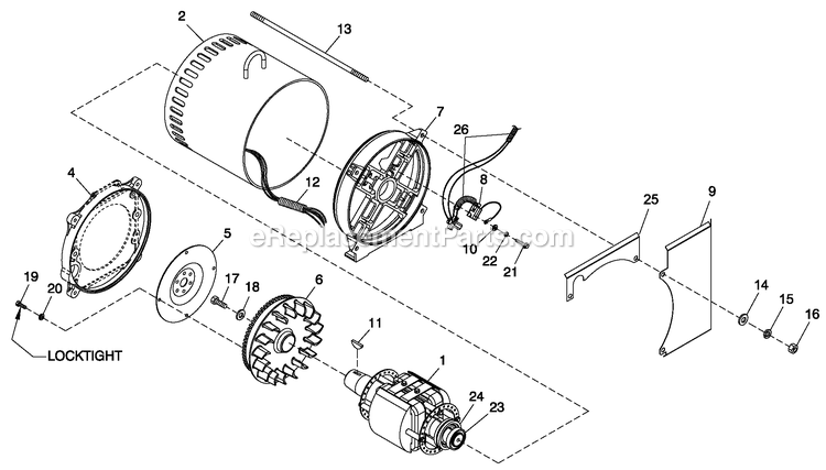 Generac QT04524ANSY (5649706 - 5876247)(2010) Obs 45kw 2.4 120/240 1p Ng Stl -04-23 Generator - Liquid Cooled Cpl Alternator Direct Excition Diagram