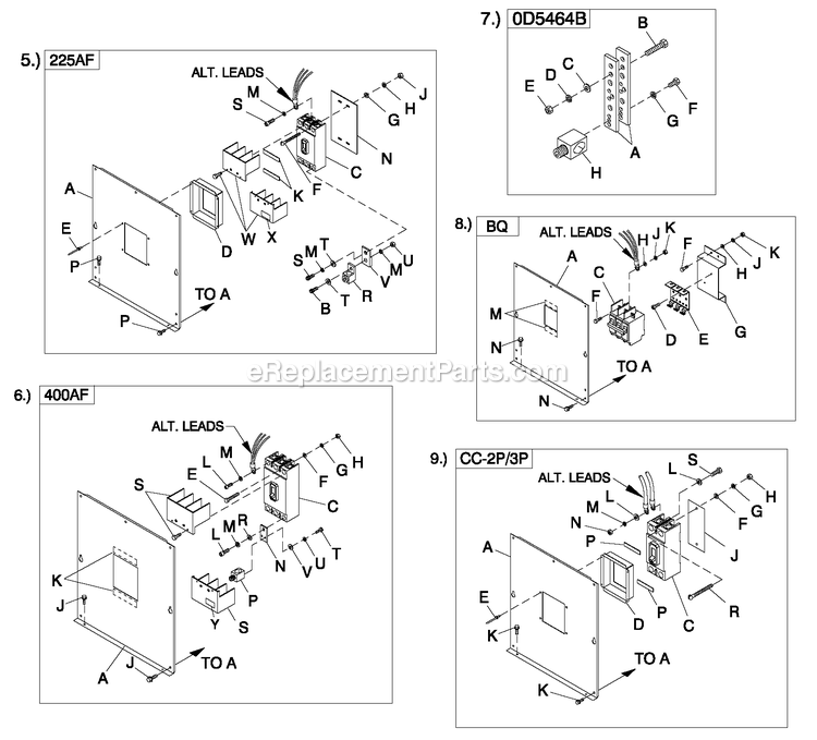 Generac QT04524ANSY (5649706 - 5876247)(2010) Obs 45kw 2.4 120/240 1p Ng Stl -04-23 Generator - Liquid Cooled Cpl C2 And C4 Flex Hsb Diagram