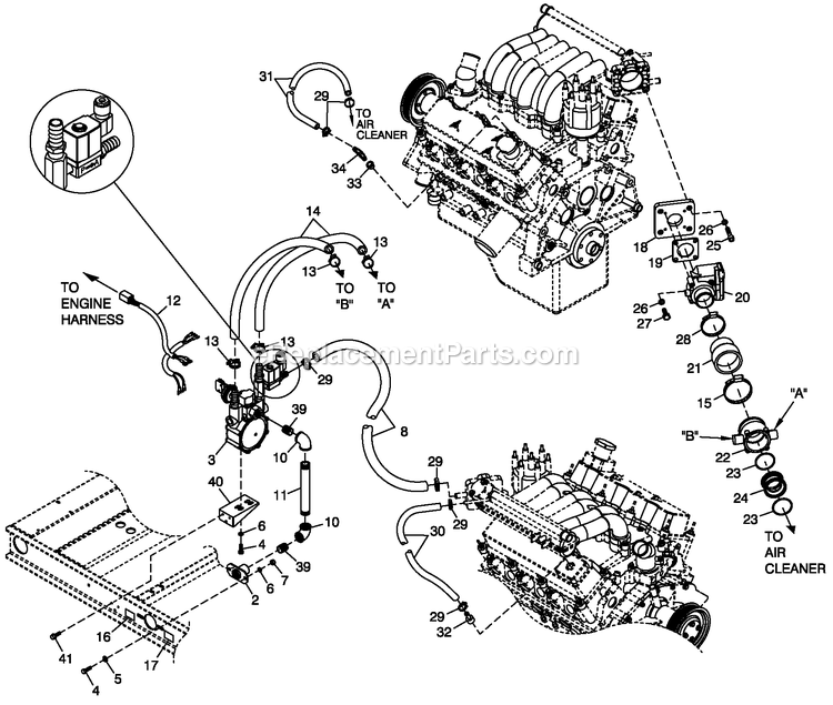 Generac QT05030ANAN (4161524 - 4202766)(2005) 50kw 3.0 120/240 1p Ng Alum -07-13 Generator - Liquid Cooled Ev Natural Gas 3.0l C4 Diagram