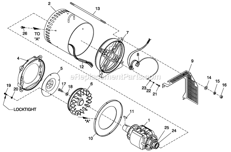 Generac QT05030ANAN (4161524 - 4202766)(2005) 50kw 3.0 120/240 1p Ng Alum -07-13 Generator - Liquid Cooled Cpl Alternator Direct Excitation Diagram