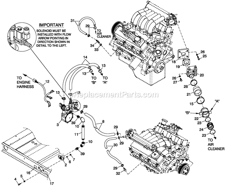 Generac QT05030ANAN (4293038 - 4318936)(2005) 50kw 3.0 120/240 1p Ng Alum -12-01 Generator - Liquid Cooled Ev Fuel System 3.0l C4 Fwd Diagram