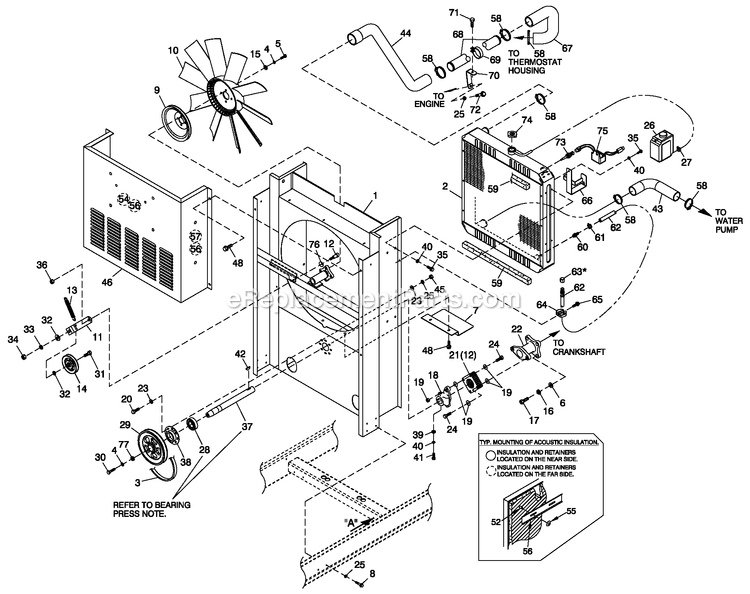 Generac QT05030ANSN (4120713)(2005) 50kw 3.0 120/240 1p Ng Stl -04-05 Generator - Liquid Cooled Ev Cool Pkg 3.0l C4 Diagram