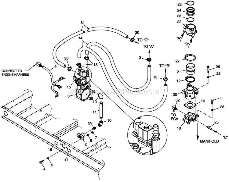 Generac QT05554ANANA (4865254 - 4992110)(2008) 55kw 5.4 120/240 1p Ng Al Bh10 -04-09 Generator - Liquid Cooled Ev Fuel System 5.4l 55kw C3 Diagram