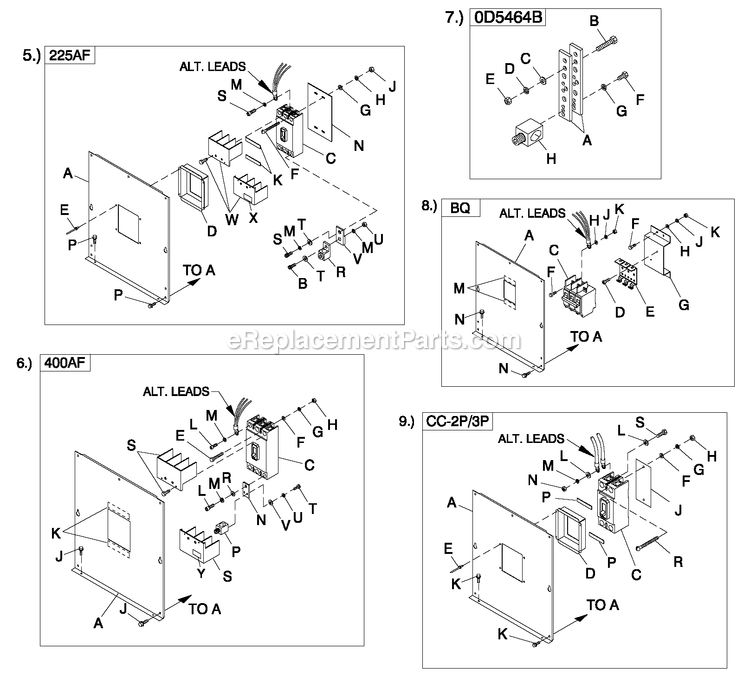 Generac QT06024AVSN (5449679 - 5671379)(2009) Obs 60kw 2.4 120/240 1p Vp St -09-30 Generator - Liquid Cooled Cpl C2 And C4 Flex Hsb Diagram