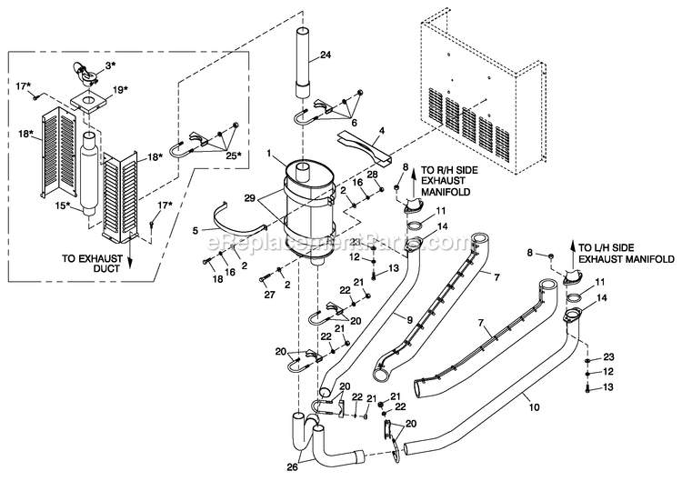 Generac QT06030AVAN (4790826 - 4903488)(2007) 60kw 3.0 120/240 1p Vp Alum -10-18 Generator - Liquid Cooled Ev Exhaust 60kw G3 Diagram