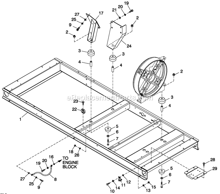 Generac QT06030AVSN (4362764 - 5007334)(2008) 60kw 3.0 120/240 1p Vp Stl -05-14 Generator - Liquid Cooled Mounting Base 60kw Diagram