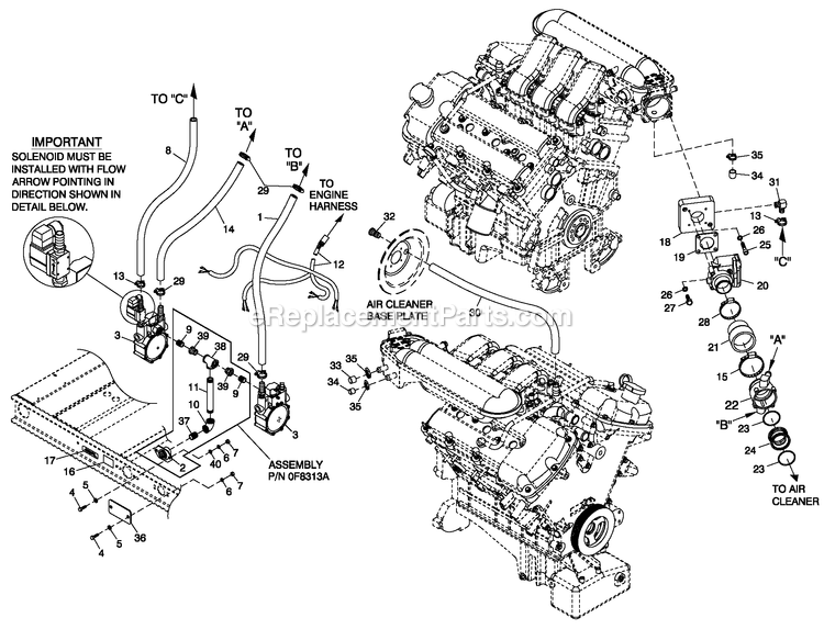 Generac QT06030GNAN (4946811)(2008) Obs60kw 3.0 120/208 3p Ng Alum -01-25 Generator Fuel System Nat. Gas 3.0l G14 Diagram