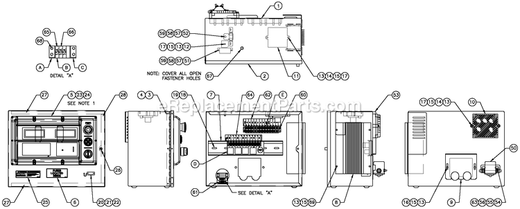 Generac QT07068ANSNA (4858981 - 4937543)(2008) Obs 6.8 120/240 1p Ng Stlbh10 -01-15 Generator - Liquid Cooled Battery Charger H- Panel 10a 12v Diagram