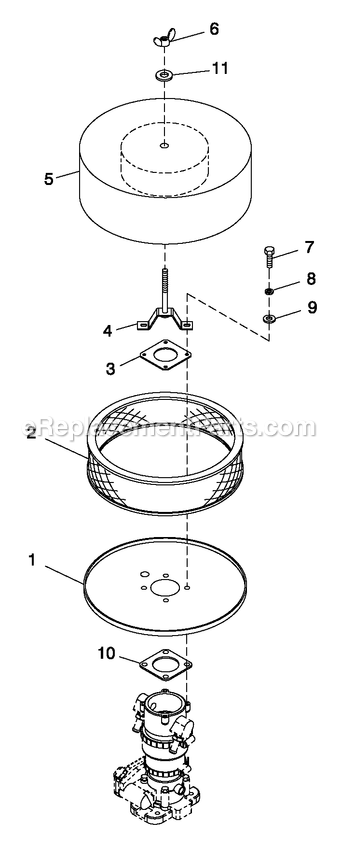 Generac QT07068AVSNA (5266688 - 5266689)(2009) Obs 6.8 120/240 1p Vp Stlbh10 -01-29 Generator - Liquid Cooled Air Cleaner 5.4l/6.8l Ford Diagram