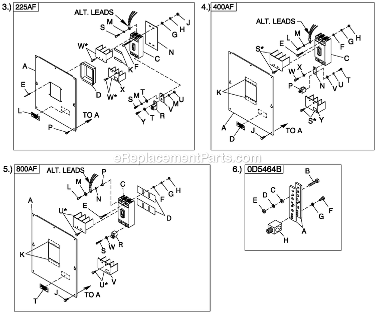 Generac QT08046ANSN (5166923 - 5383188)(2009) Obs 80kw 4.6 120/240 1p Ng Stl -04-09 Generator - Liquid Cooled Cpl C3 H Control Cb Connection Diagram