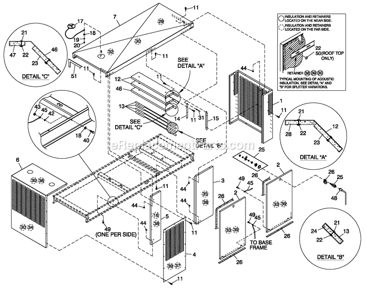 Generac QT10054ANAN (4371554 - 4790814)(2007) 100kw 5.4 120/240 1p Ng Alum -04-10 Generator - Liquid Cooled Ev Enclosure C5 Diagram