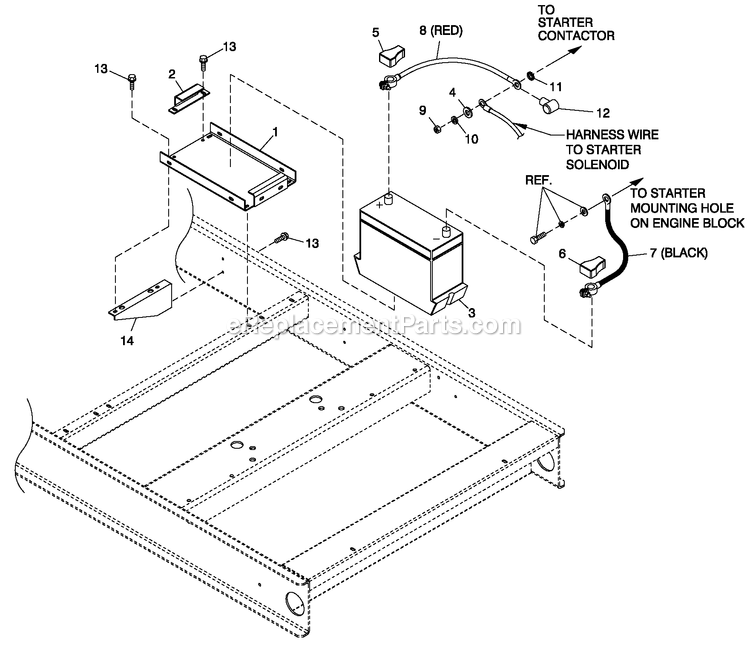 Generac QT10068ANAN (5447669 - 5524082)(2009) Obs 100kw 6.8 120/240 1p Ng Al -06-26 Generator - Liquid Cooled Ev Battery Diagram