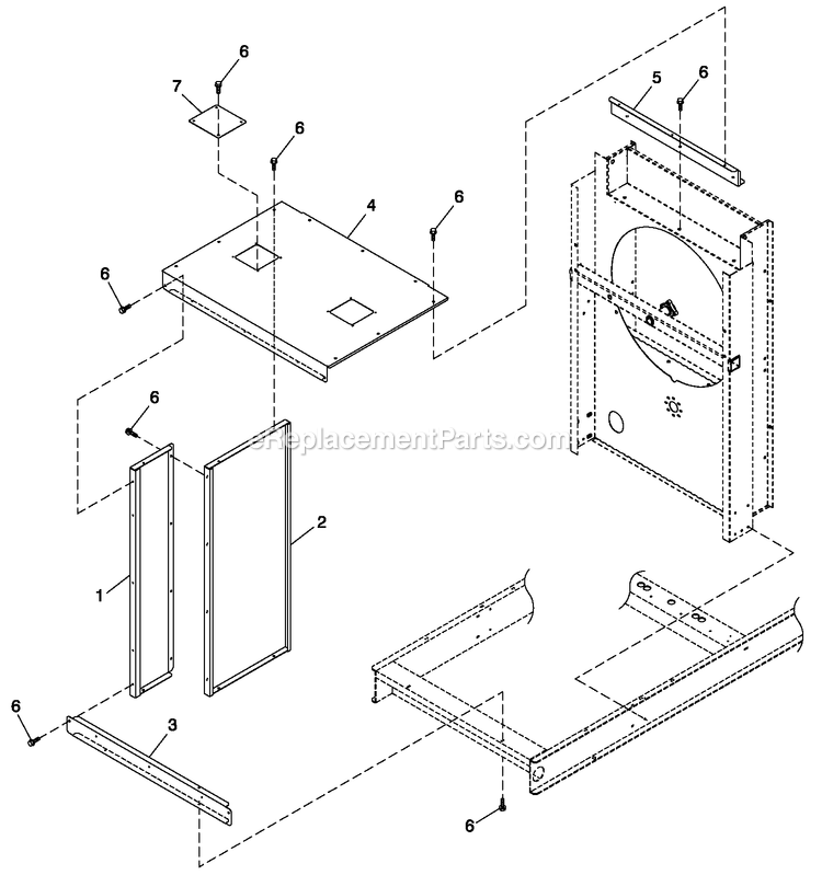 Generac QT13068ANSY (5466536)(2009) Obs 130kw 6.8 120/240 1p Ng St -05-27 Generator - Liquid Cooled C5 Cooling System Fan Drive Diagram