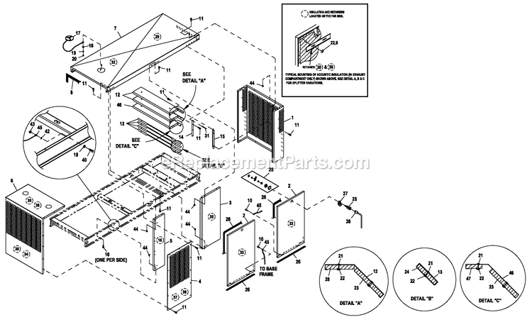 Generac QT13068ANSY (5466536)(2009) Obs 130kw 6.8 120/240 1p Ng St -05-27 Generator - Liquid Cooled Ev Enclosure C5 Emission Diagram