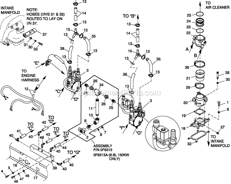 Generac QT13068ANSY (5466536)(2009) Obs 130kw 6.8 120/240 1p Ng St -05-27 Generator - Liquid Cooled Fuel Natural Gas G3 130/150kw Emissions Diagram