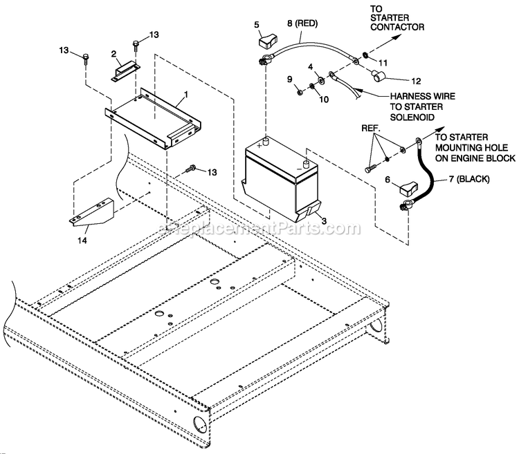 Generac QT15068KNNYA (5749071)(2010) Obs W6.8 277/480 3p Ng O/S Epa -01-05 Generator Battery 5.4l Cpl 4.6l 80kw And 6.8l 150kw Diagram