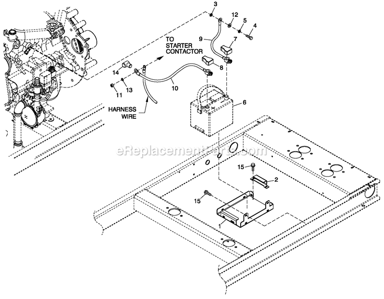 Generac ST02224GNAX (6099631 - 9235644)(2014) Obs 22kw 2.4 120/208 3p Ng Al -10-16 Generator Ev Battery Accessories Diagram