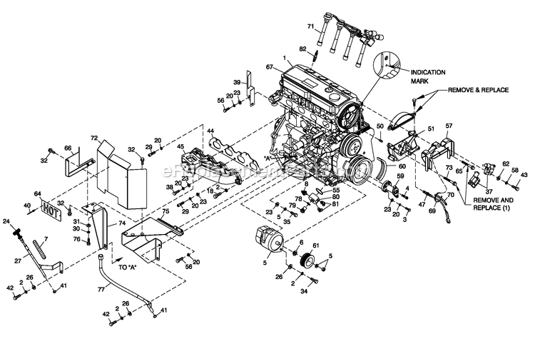 Generac ST06024GVSN (5265808)(2009) Obs 60kw 2.4 120/208 3p Vp St -01-05 Generator Eng Common Parts 2.4l G2 Turbo (2) Diagram