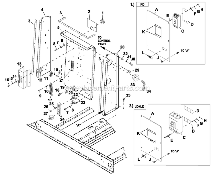 Generac ST08046ANSN (5710937 - 6206897)(2010) Obs 80kw 4.6 120/240 1p Ng Stl -12-17 Generator - Liquid Cooled Cpl H Control Cb Connection Diagram