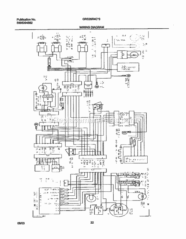 Gibson GRS26R4CQ1 Side-By-Side Sxs Refrigerator Page L Diagram