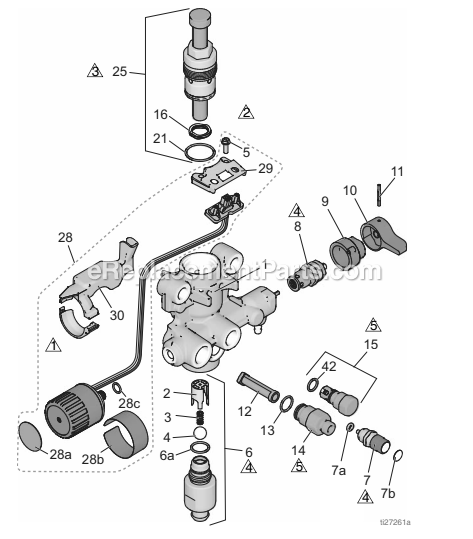 Graco 17G178 Magnum Prox17 Electric Trueairless Sprayer, Cart Page2 Diagram