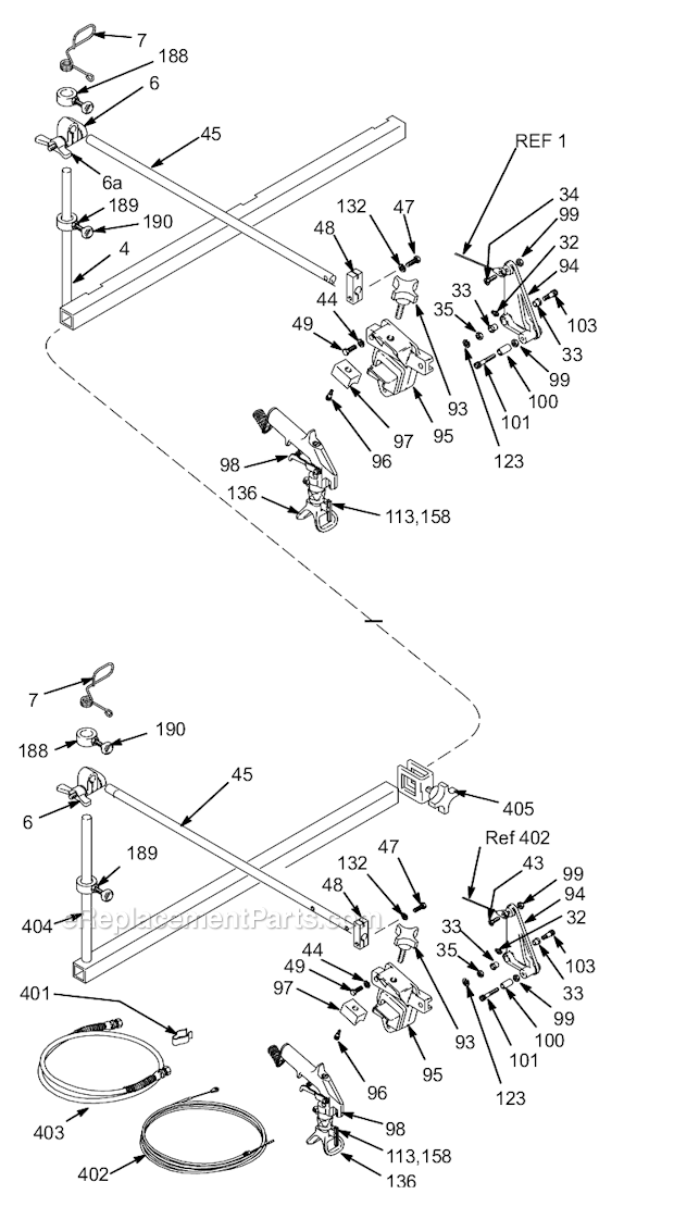 Graco 231-150 (Series C) 5.5HP Gas Powered Airless Line Driver Page C Diagram