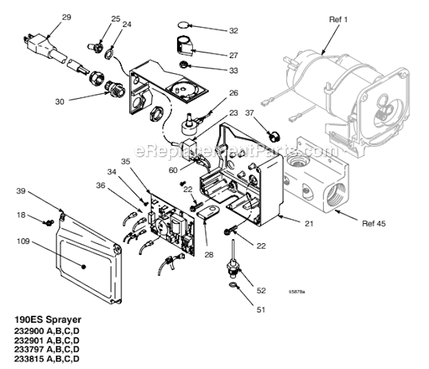 Graco 232900 190ES 3000 Psi Maximum Working Pressure 232900_Series_F_Sprayer Diagram