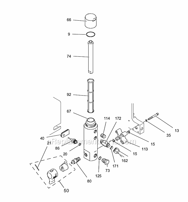 Graco 258877 (Hi-Boy) Ultra Max II Electric 695 Airless Sprayer Filter Diagram