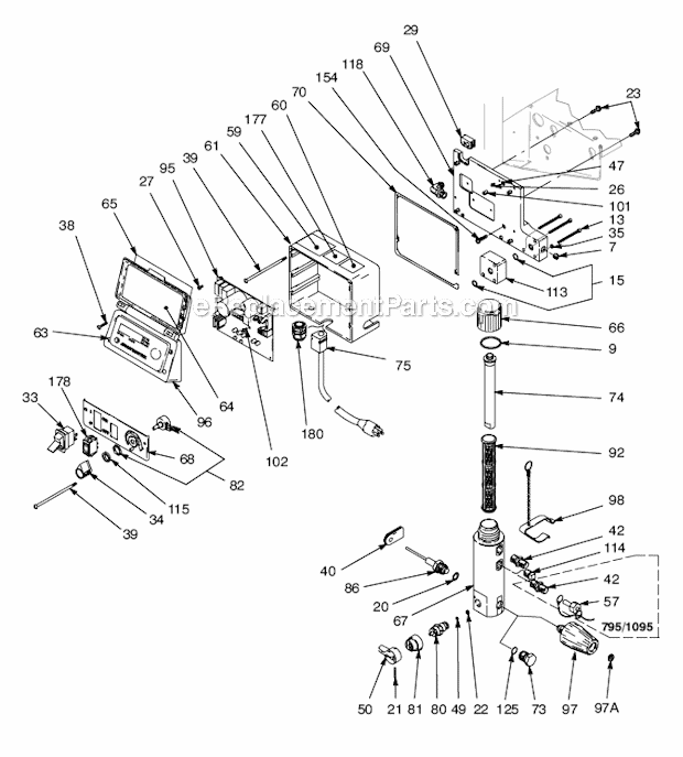 Graco 795 Ultra Max II Airless Paint Sprayer Page C Diagram