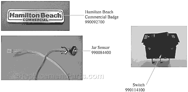 Hamilton Beach HBH650-FR (L) Blender Page B Diagram