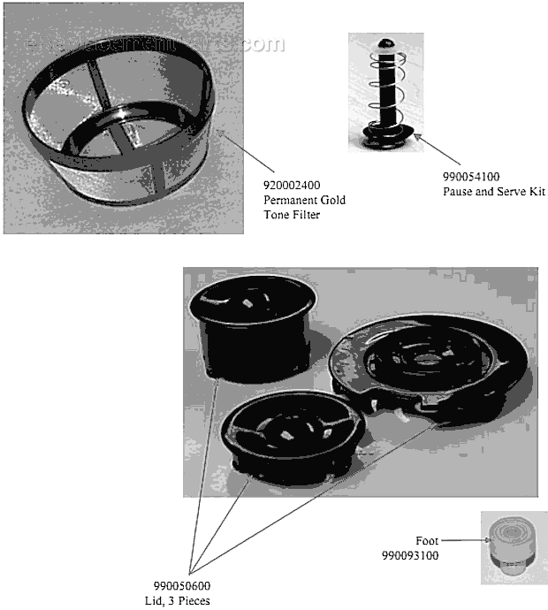 Hamilton Beach HDC700B-CE (A-B) Coffeemaker Page B Diagram