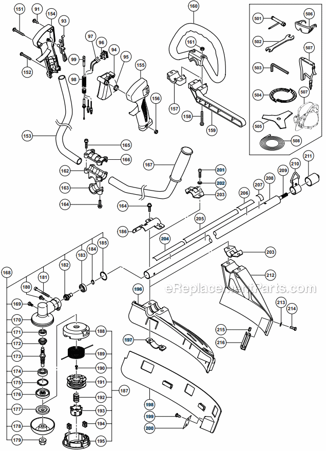 Metabo HPT (Hitachi) CG24EASP Engine Brush Cutter Page C Diagram