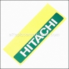 Hitachi Label - 878182:Metabo HPT (Hitachi)
