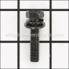 Metabo HPT (Hitachi) Bolt (w/washers) M8x35 (black) part number: 307221