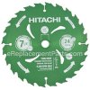 Metabo HPT (Hitachi) TCT Saw Blade 185mm-D16 Hole-NT24 part number: 320843