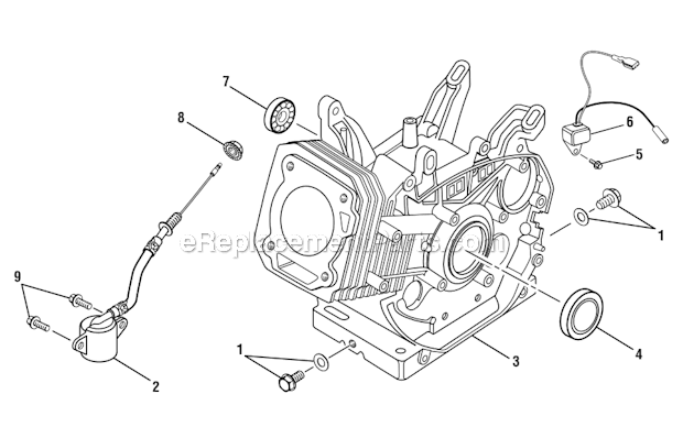 Homelite HGCA5000 5,000 Watt Generator Page G Diagram