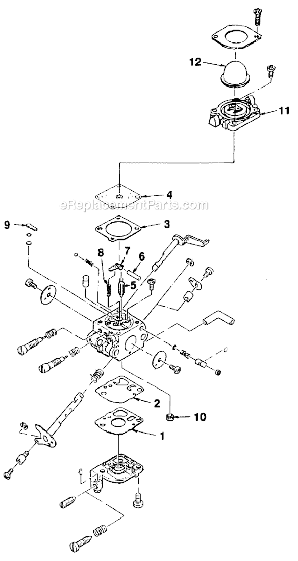 Homelite HLT16 (UT-20585-1) String Trimmer Page E Diagram