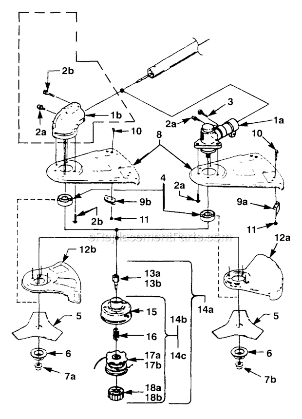 Homelite ST385BC (UT-15040-H) String Trimmer Page D Diagram