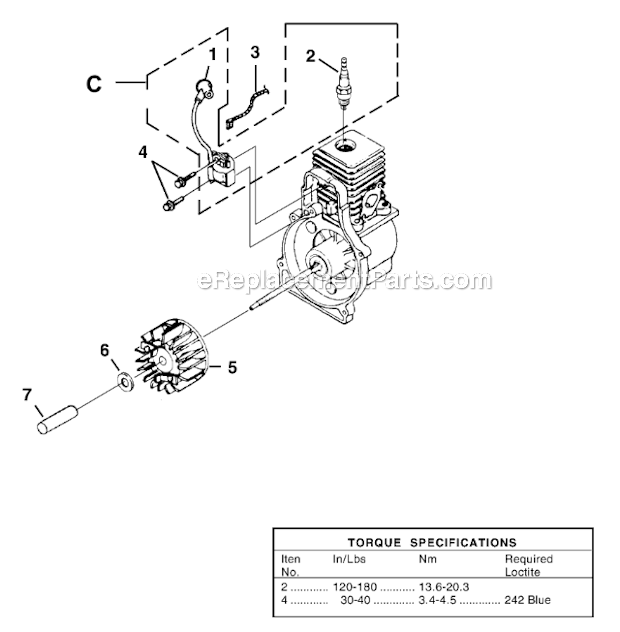 Homelite UT-08017-L Back Packer Blower Ignition_With_Rotor Diagram