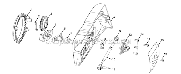 Homelite UT10526 46CC Chain Saw Page D Diagram