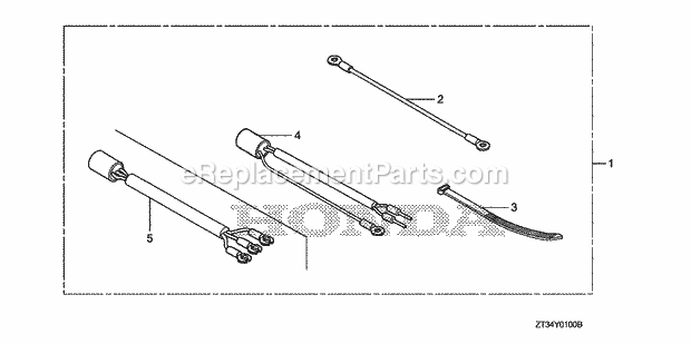 Honda EU1000IK1 (Type A)(VIN# GCAL-1500001-9999999) Generator Filter Kit Diagram