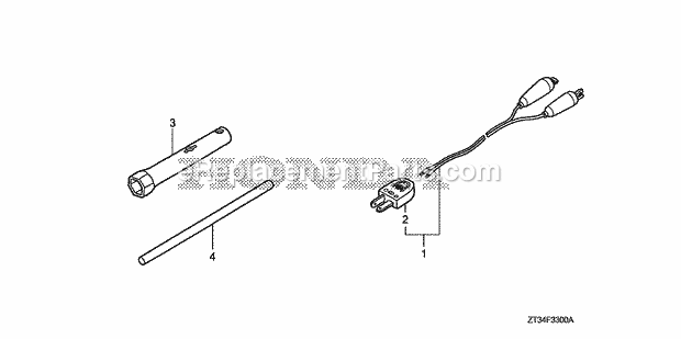 Honda EU1000I (Type AC)(VIN# GCAL-1500001-9999999) Generator Accessories Diagram