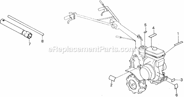 Honda F400 (Type A2)(VIN# G35-1022917-1103258) Tiller Marks, Tools Diagram