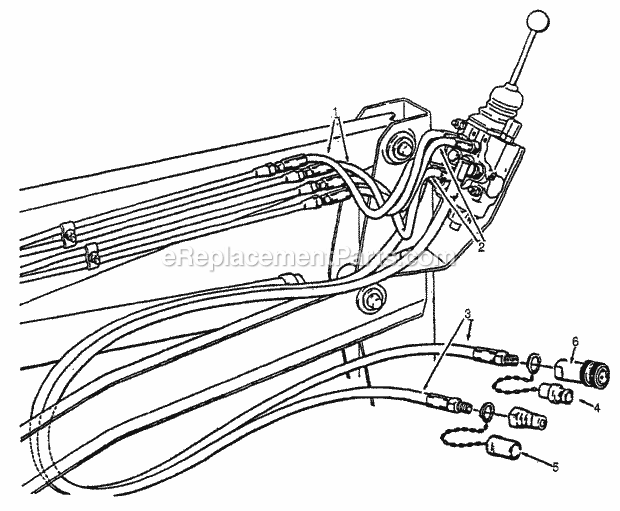 Honda FL6555 (Type A) Lawn Tractor Valve Hydraulics Diagram