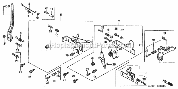 Honda G100K2 (Type QD)(VIN# G100-3000001-9999999) Small Engine Page O Diagram