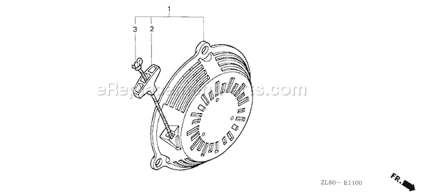 Honda GC135 (Type PHA)(VIN# GCAJ-1000001-9999999) Small Engine Page N Diagram